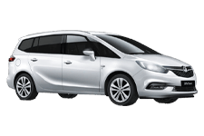 Car Hire Medway - Vauxhall Zafira 7-Seater - Minibus hire Medway